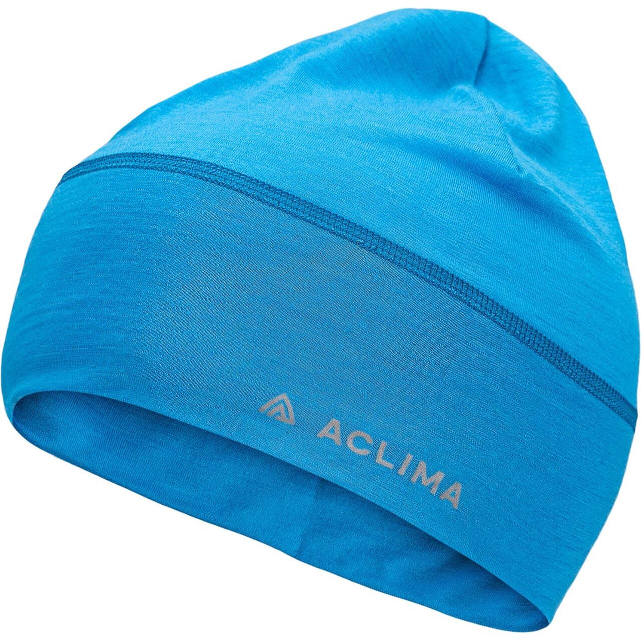 Aclima Lightwool Beanie Blå Bluejay One Size