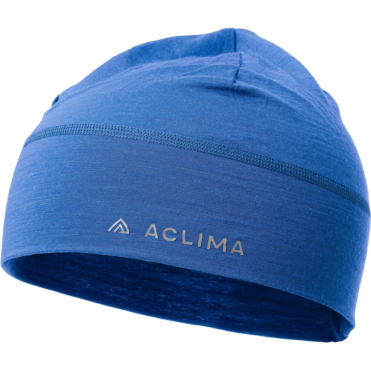 Aclima Lightwool Beanie Blå Daphne One Size