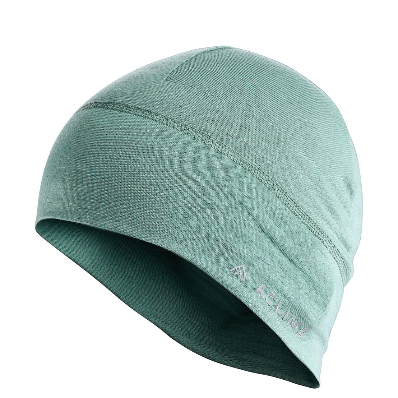 Aclima Lightwool Beanie Blå Oil Blue One Size