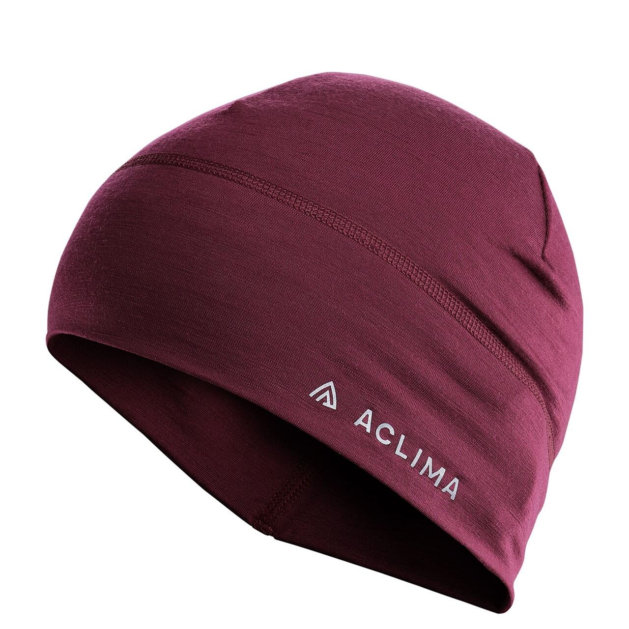 Aclima Lightwool Beanie Rød Zinfandel One Size