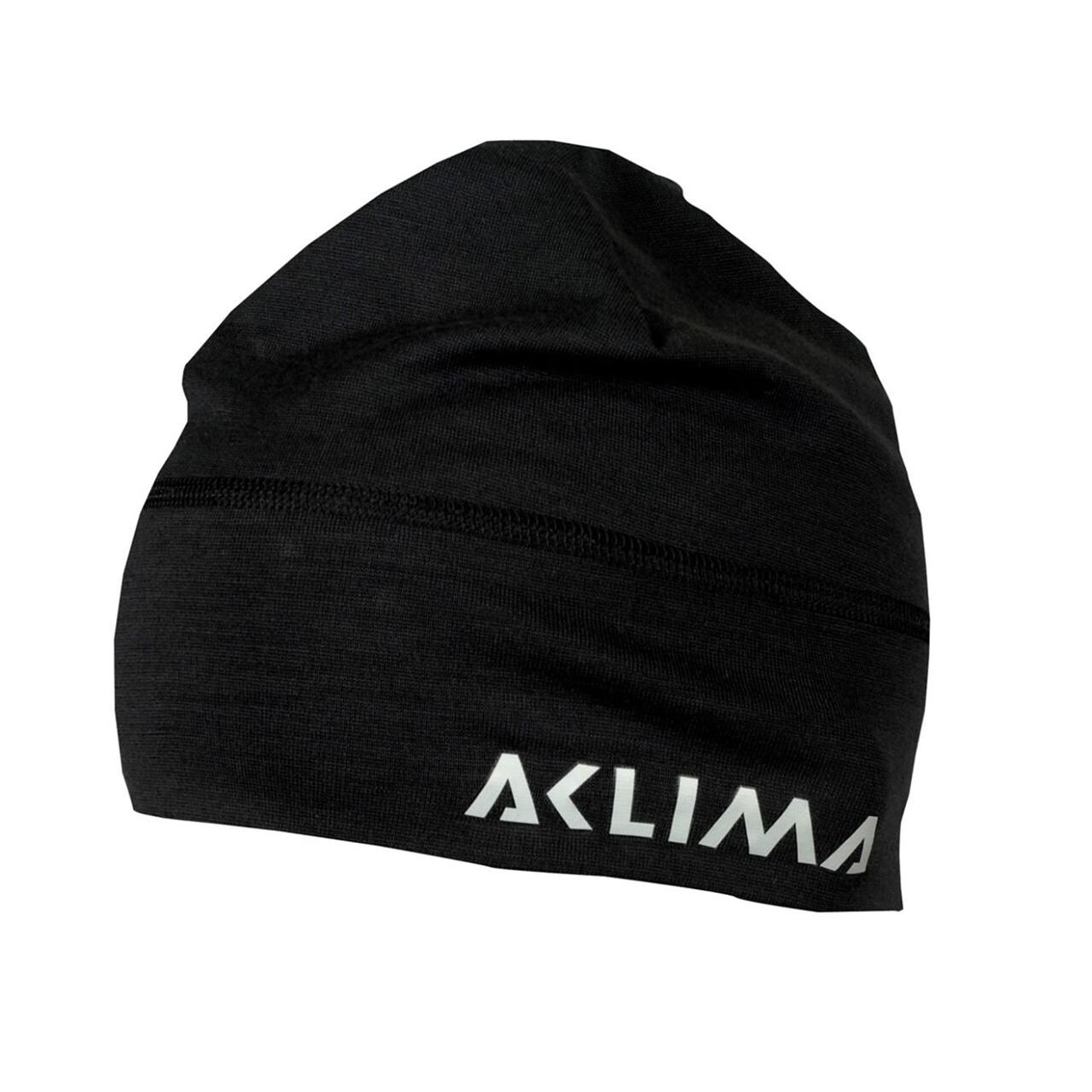 Aclima Lightwool Beanie Sort Jet Black One Size