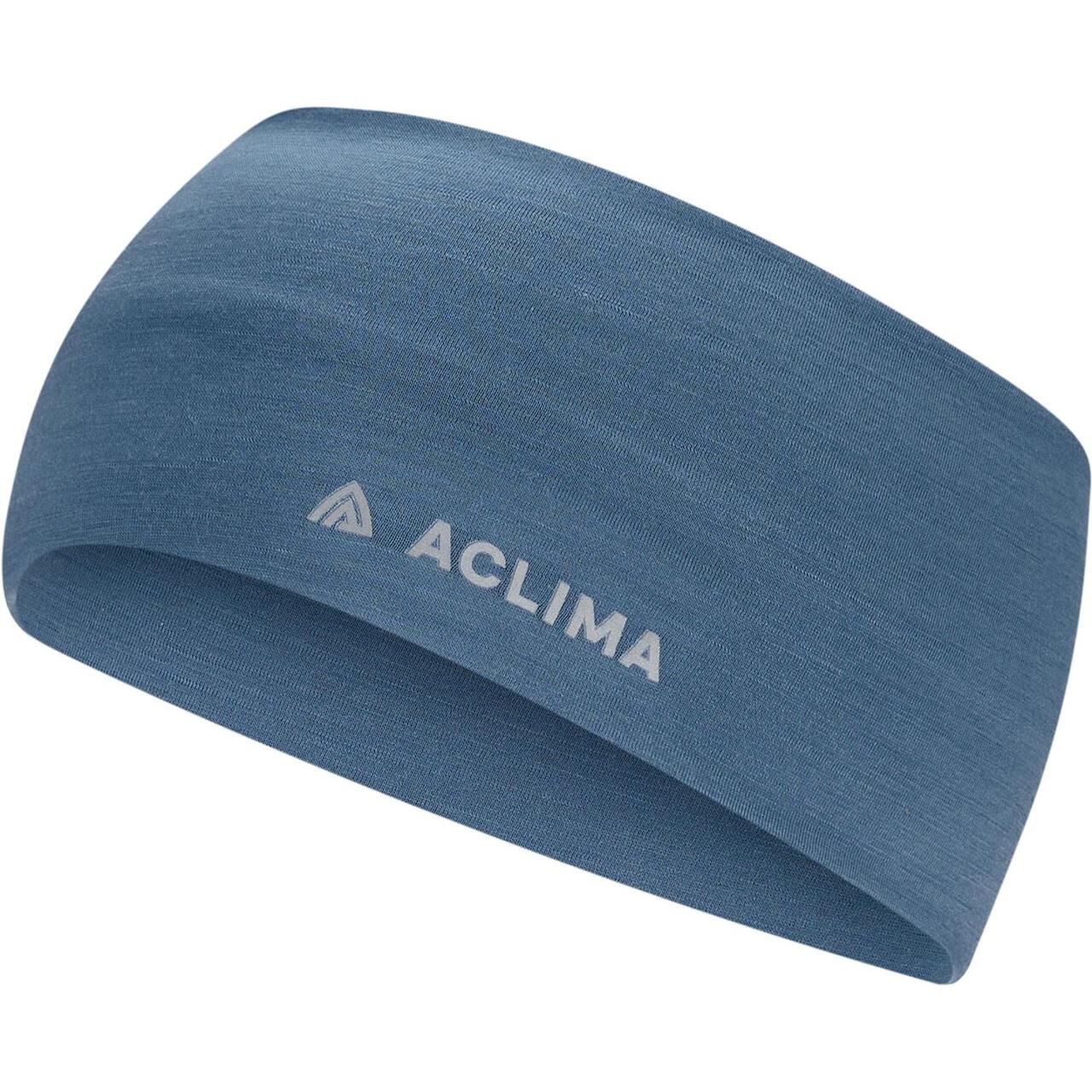 Aclima Lightwool Headband Blå Blue Fusion
