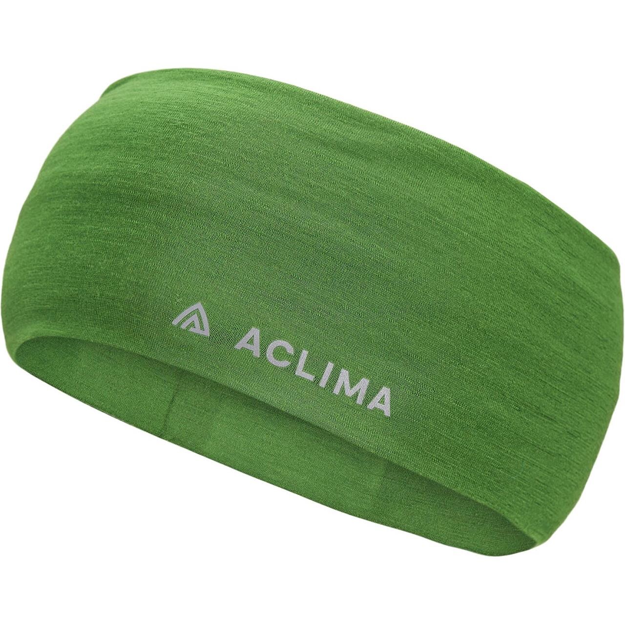 Aclima Lightwool Headband Grøn Cactus