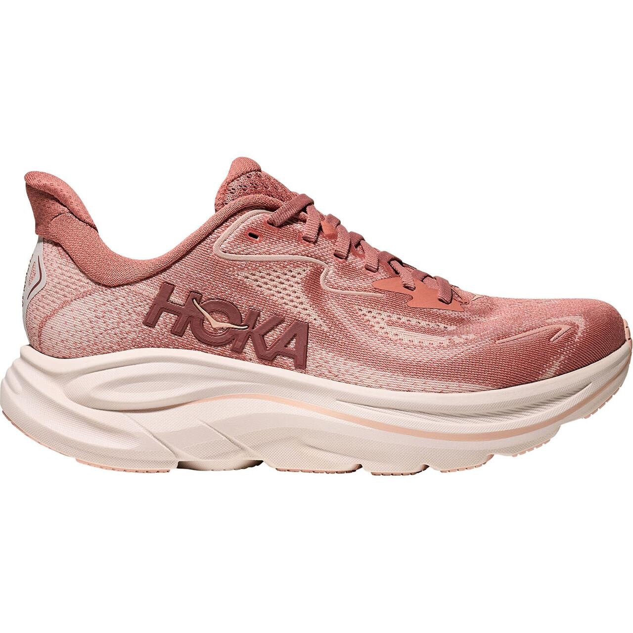Hoka Womens Clifton Lyserød Blush Rose Latte