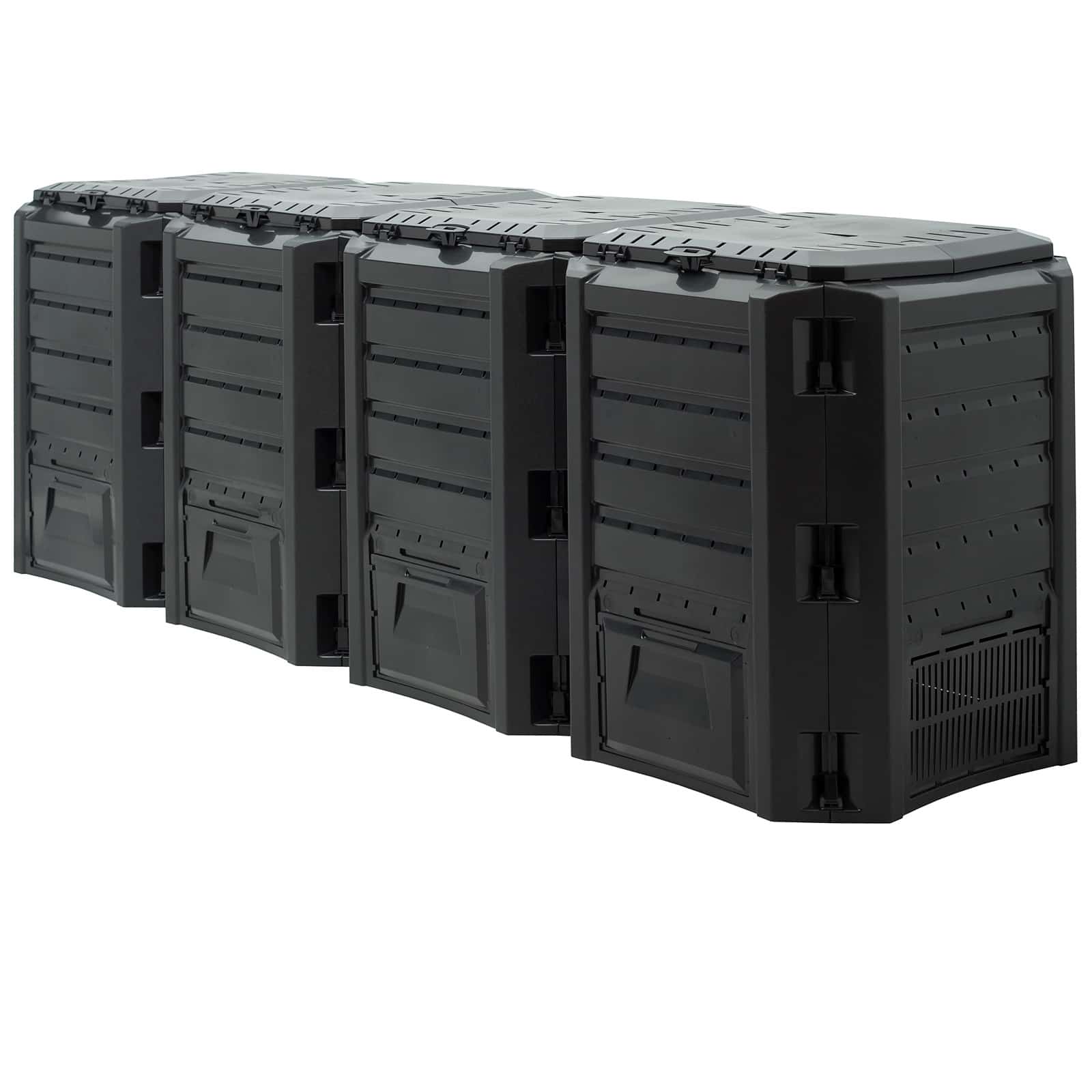 Hotbin Composter Black 1600l 261x72x83cm