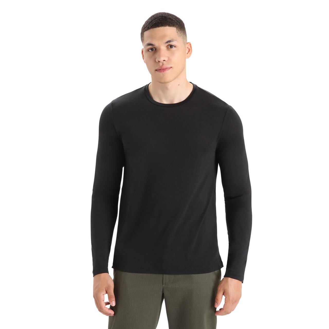 Icebreaker Mens Sphere Tee Sort Black