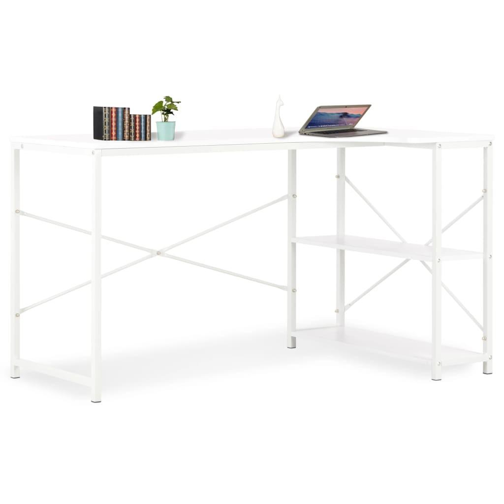 Computerbord 120x72x70 Hvid