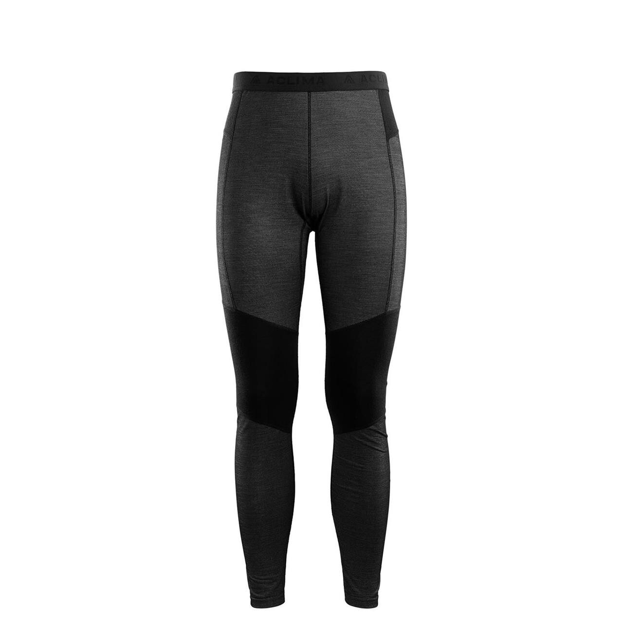 Aclima Mens Flexwool Tights Sort Jet Black Medium