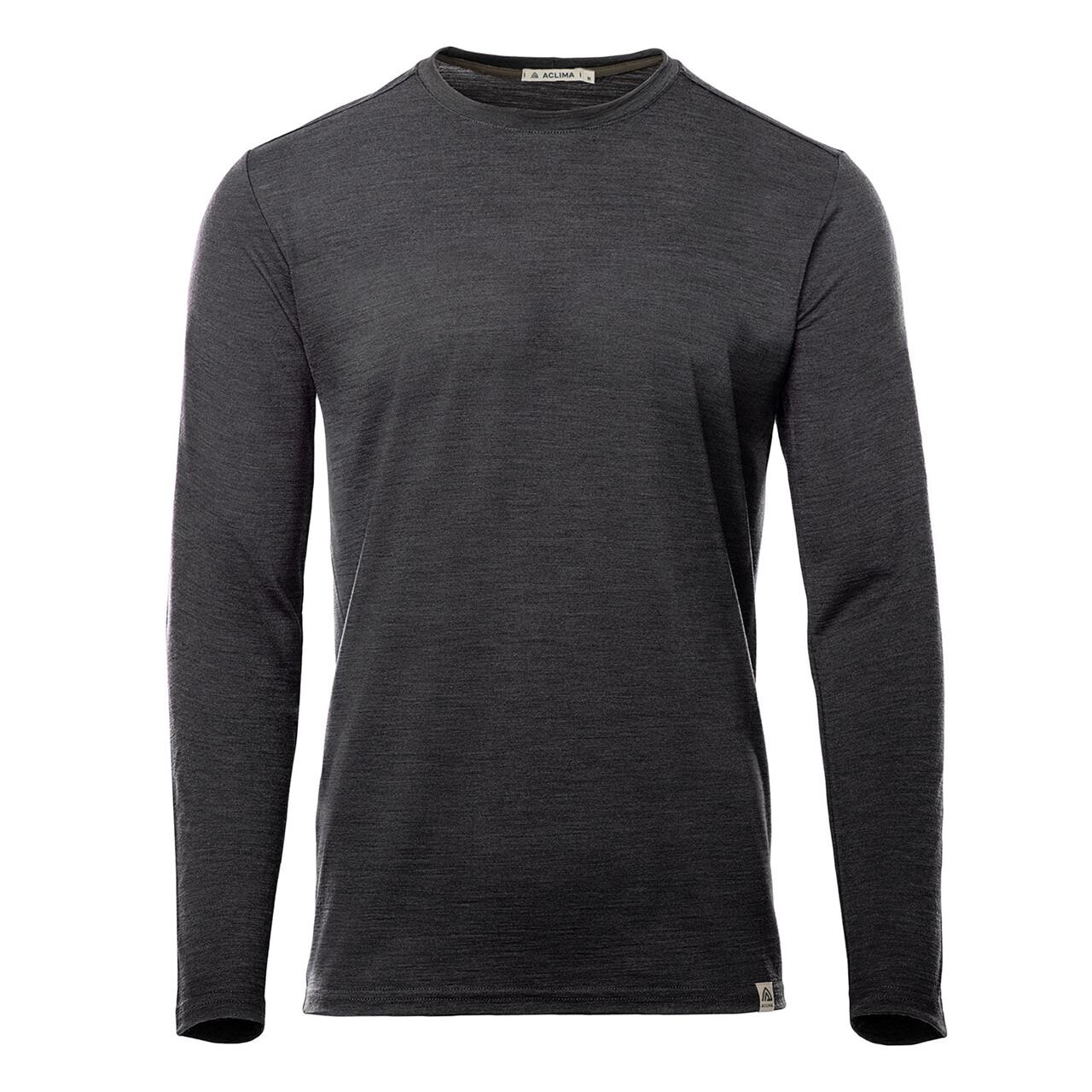 Aclima Mens Lightwool 180 Crewneck Grå Marengo Medium