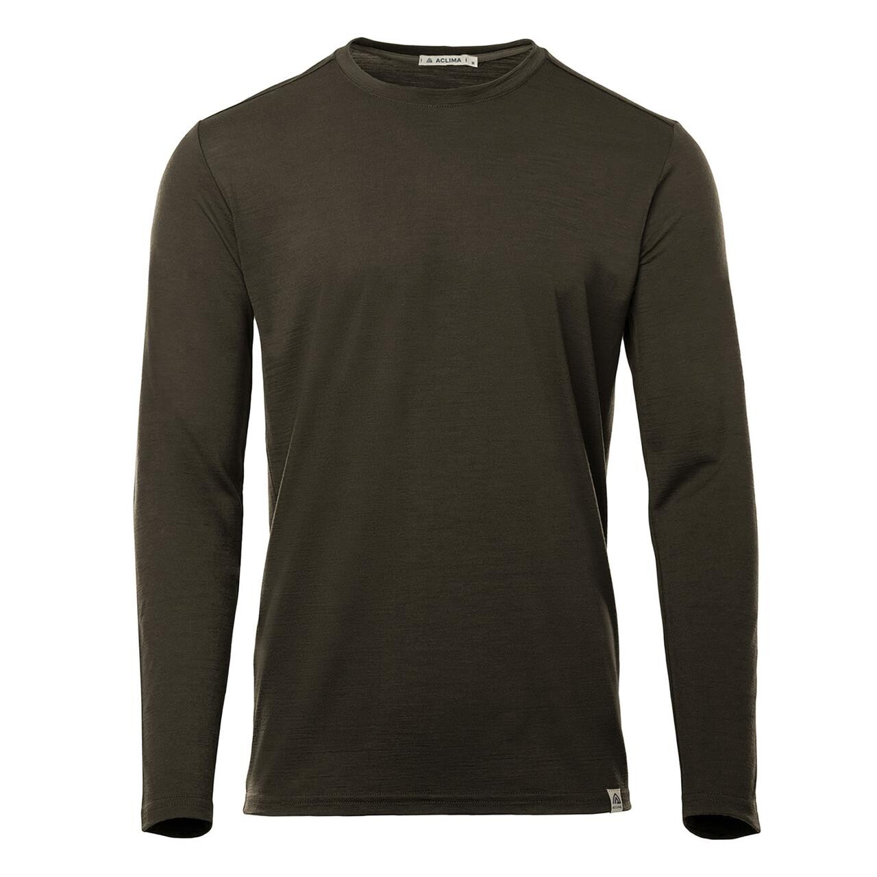 Aclima Mens Lightwool 180 Crewneck Grøn Tarmac Medium
