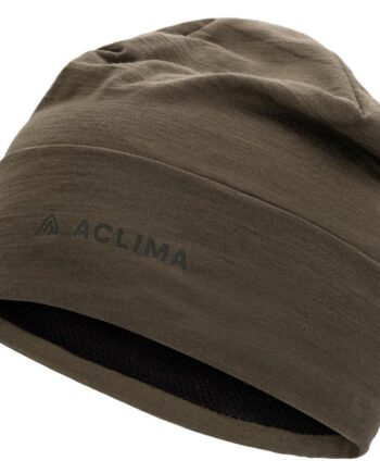 Aclima Woolnet Light Beanie Grøn Tarmac Large Large