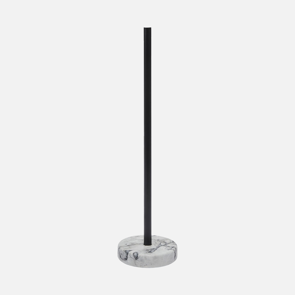 Aquanova Nero Ekstra Toiletrulleholder Hvid