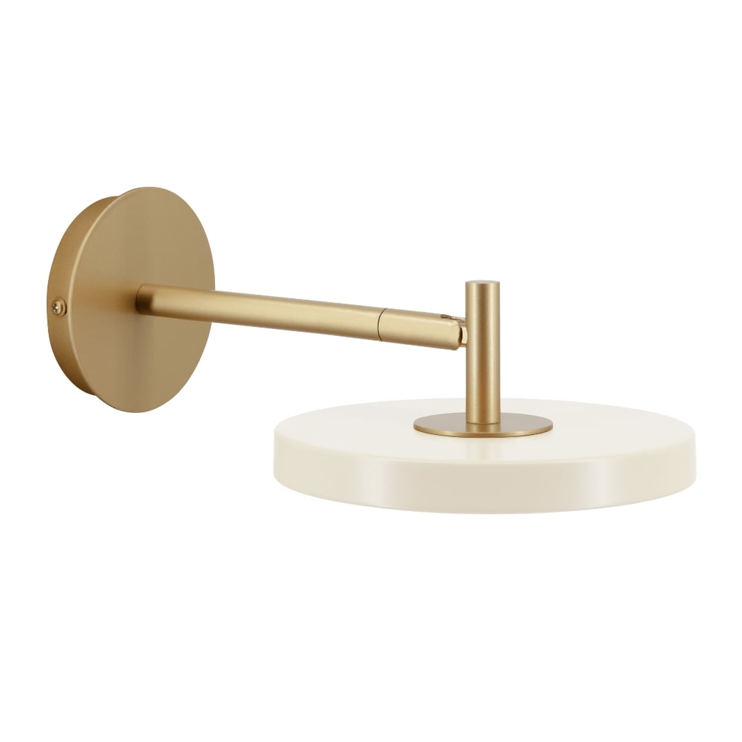 Asteria Væglampe Kort Pearl White Umage