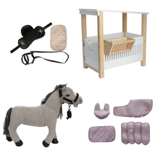 Astrup Cuddle Pony Sæt Lilla