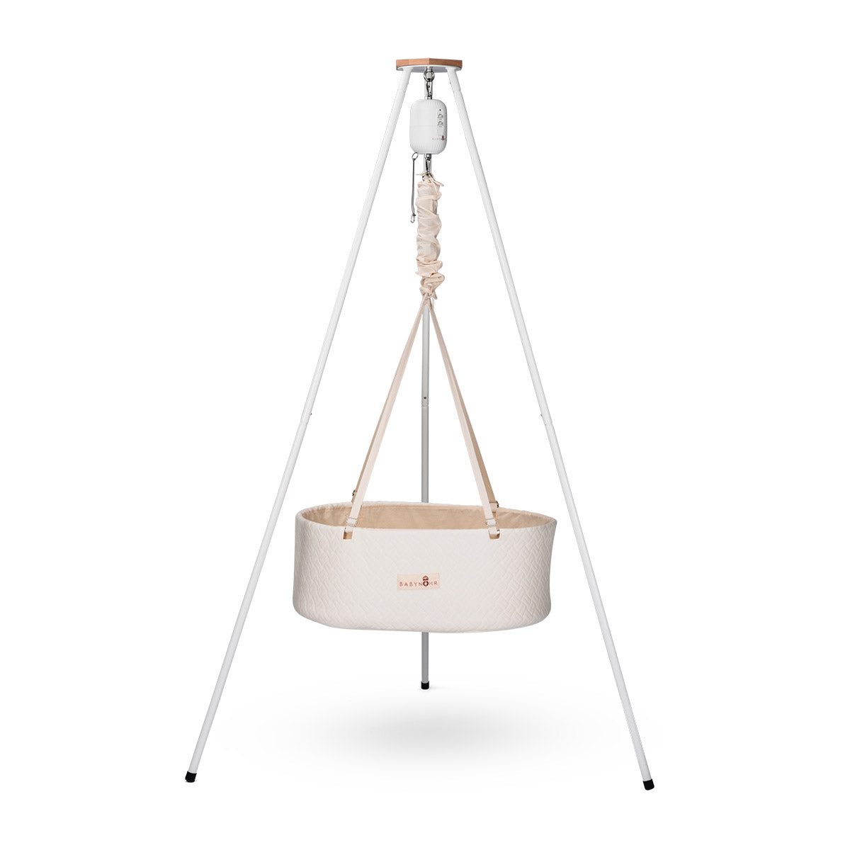 Babynohr Hængevugge Med Motor Bundle Oval Babynohr