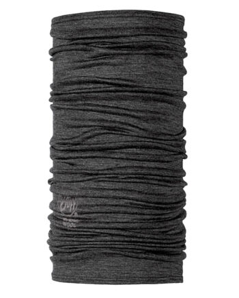 Buff Lightweight Merino Wool Buff Grå Grey One Size