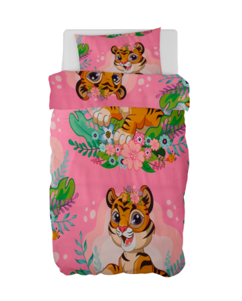 Byskagen Tigerunge Sengetøj 70x100 Baby