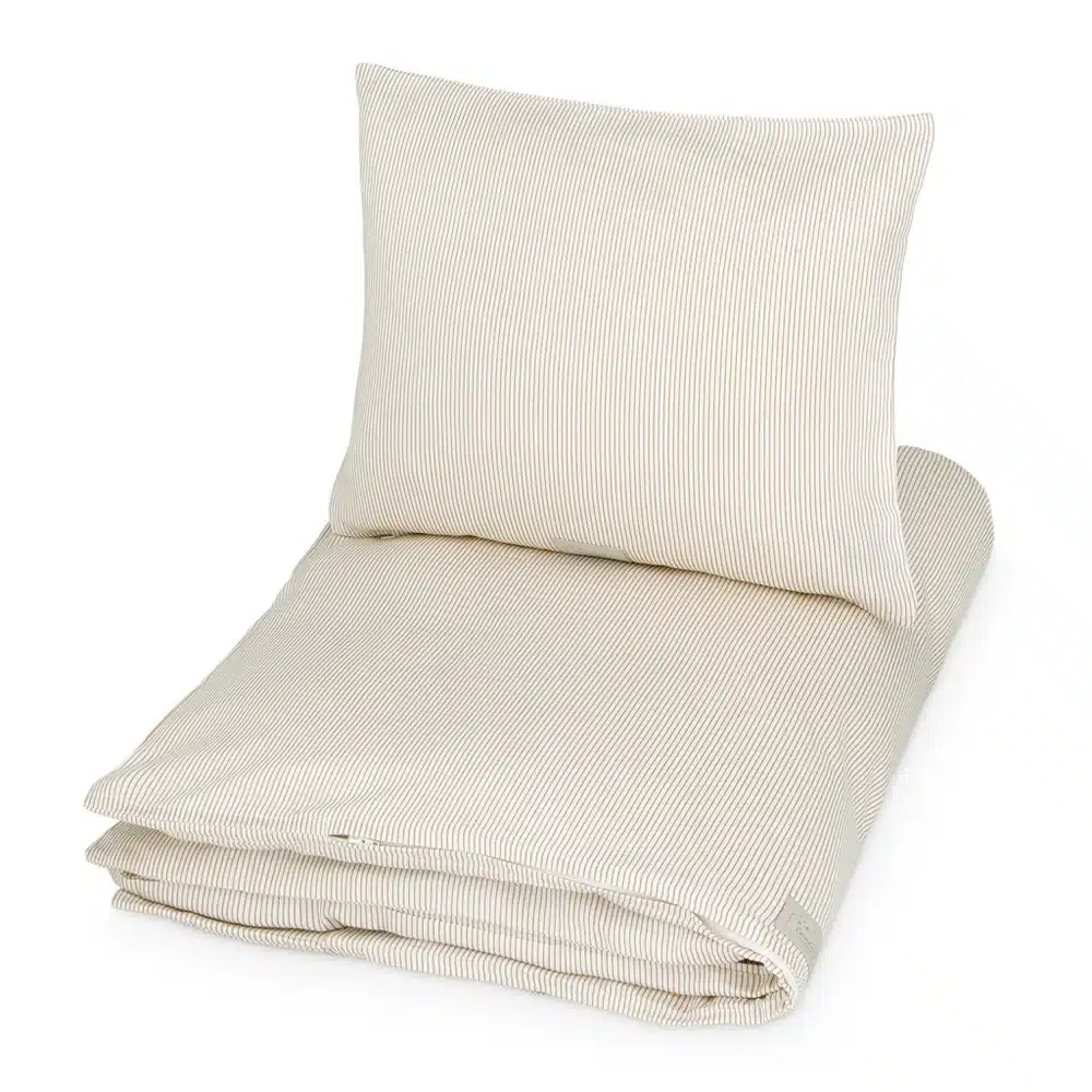 Cam Cam Sengetøj Baby 70x100 Classic Stripes Camel