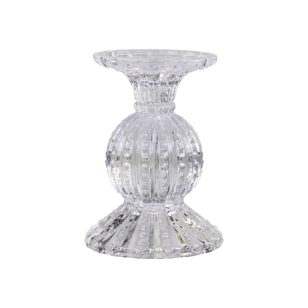 Chic Antique Glaslysestage Perlekant
