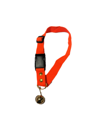 Hundehalsbånd Klokke Orange