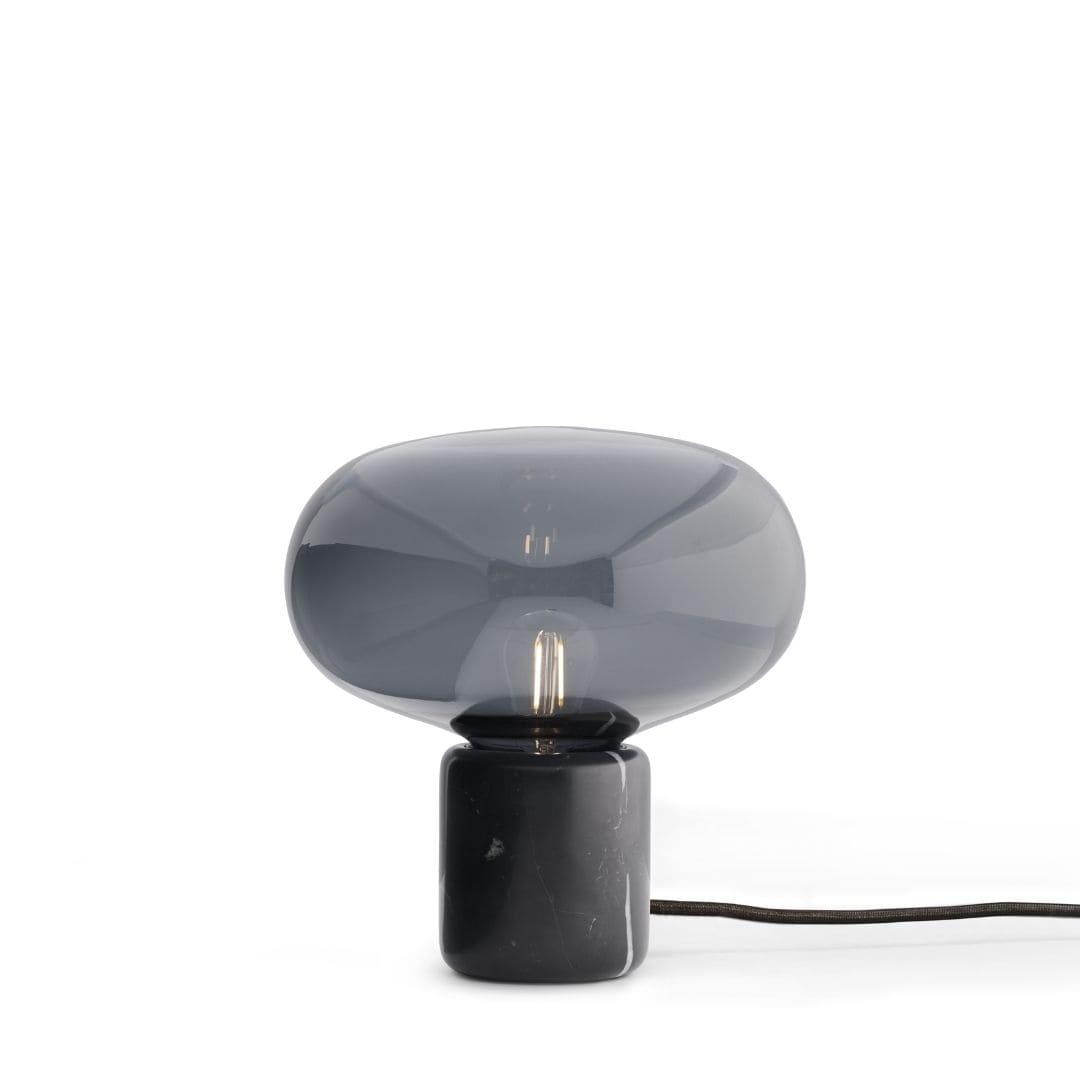 Karl Johan Bordlampe Smoked Glas New Works
