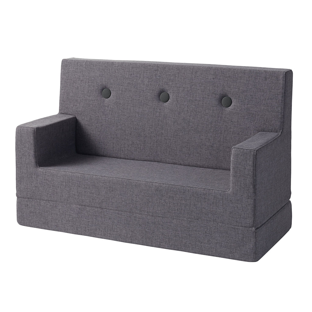 Klipklap Børnesofa Blågrå Grå