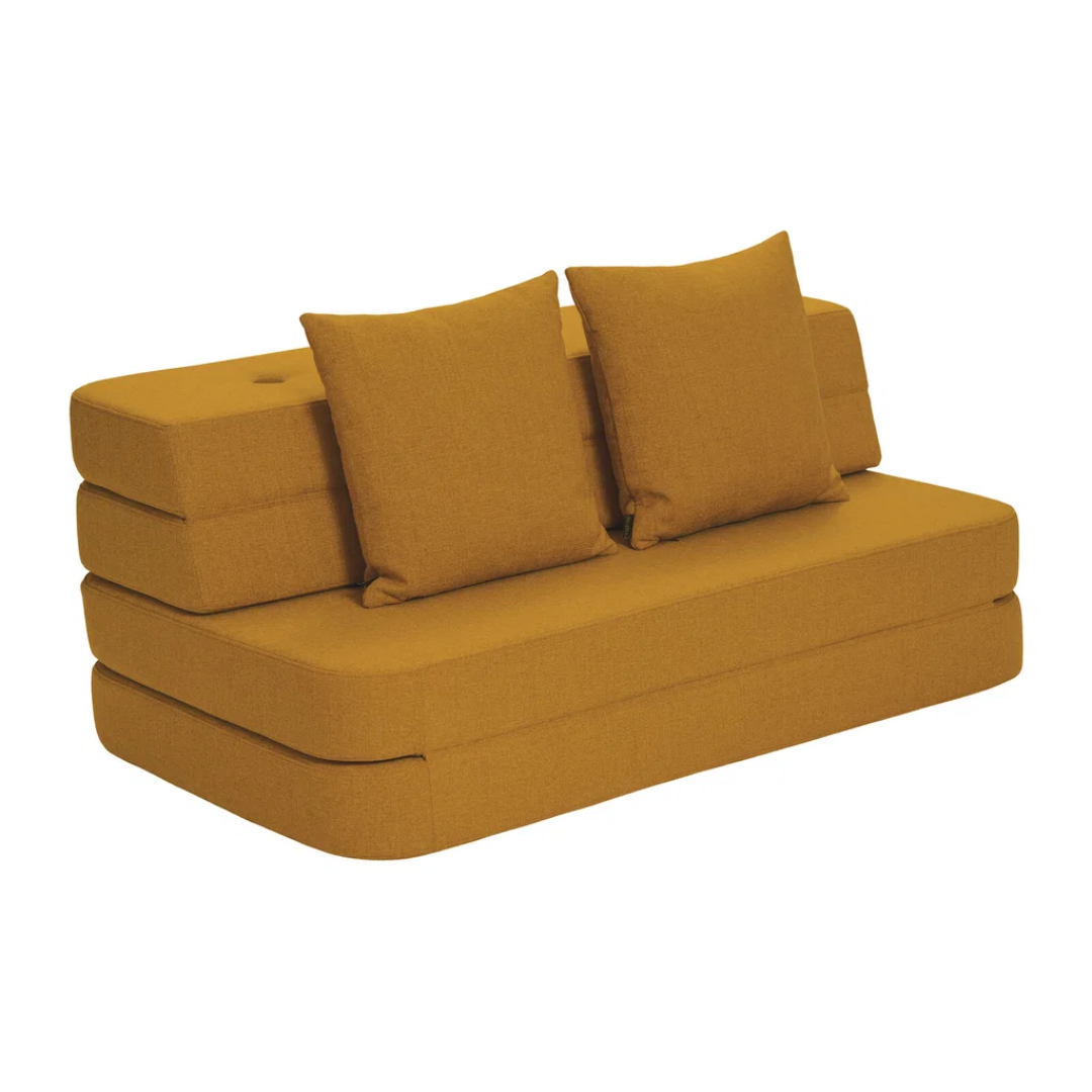 Klipklap Fold Sofa 120 Sennep Levering Oktober