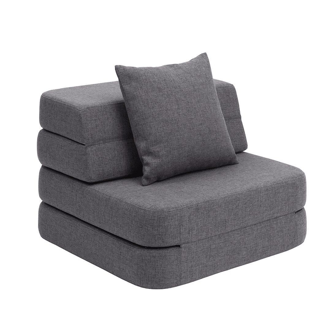 Klipklap Fold Sofa Single Blågrå