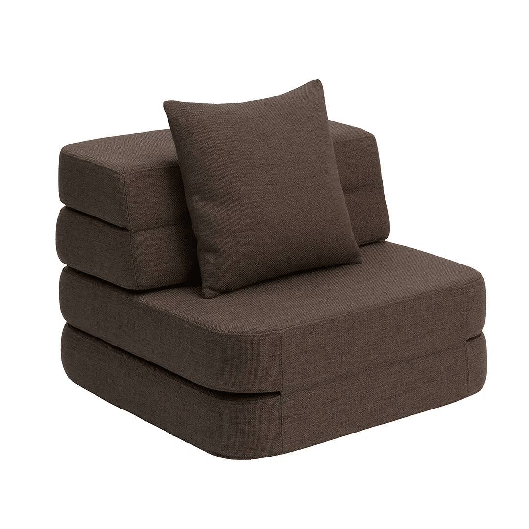 Klipklap Fold Sofa Single Brun Levering Oktober