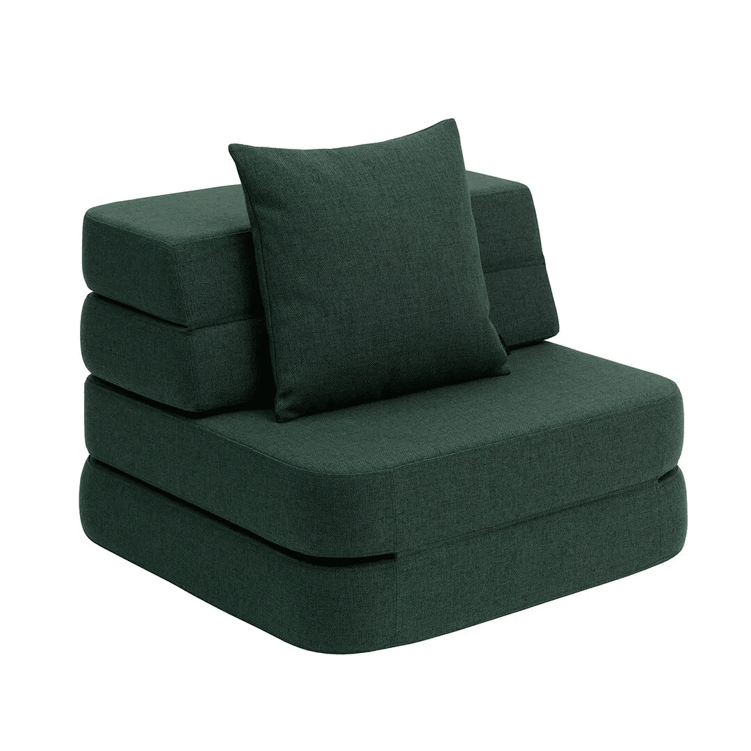 Klipklap Fold Sofa Single Dyb Grøn