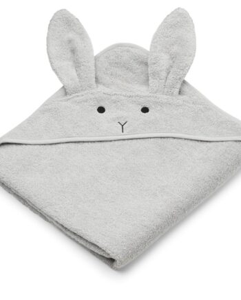 Liewood Albert Badehåndklæde Med Hætte Rabbit Dumbo Grey