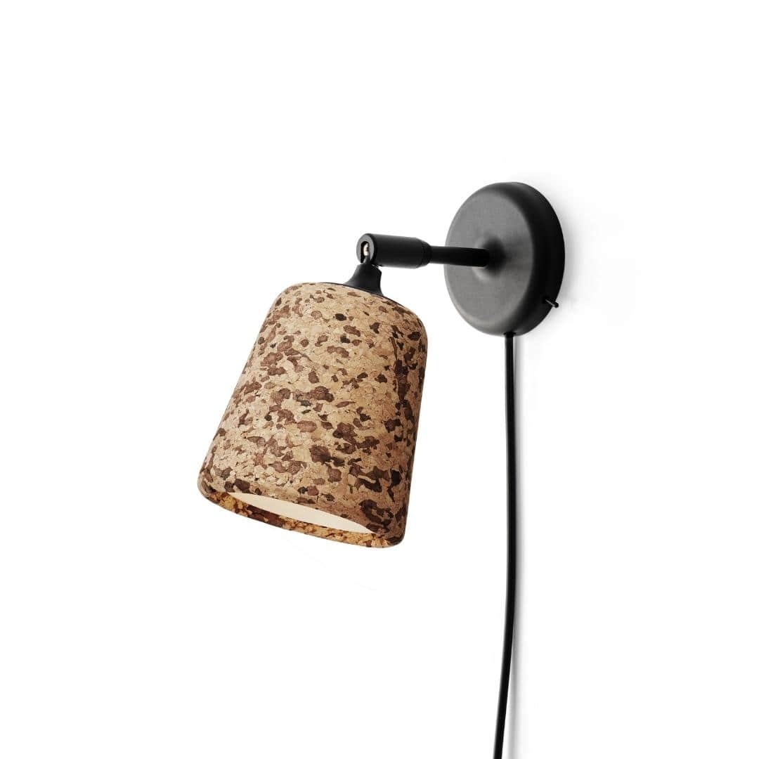 Material Væglampe Mixed Cork New Works