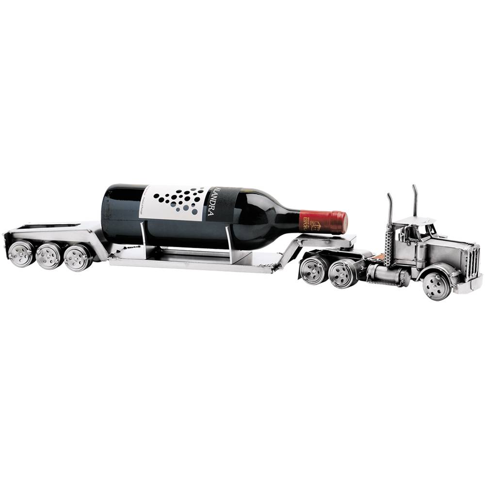 Metalfigur Chauffør Lastbil Vinholder