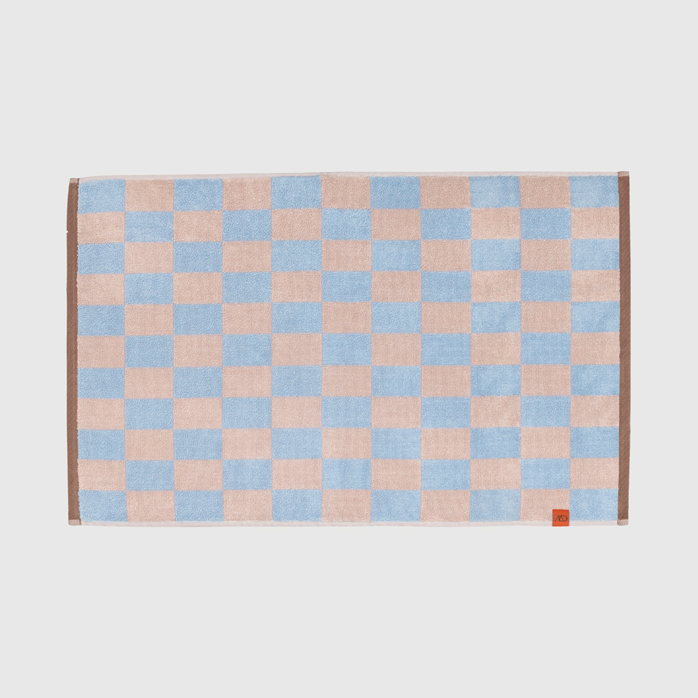 Mette Ditmer Retro Bademåtte Lyseblå
