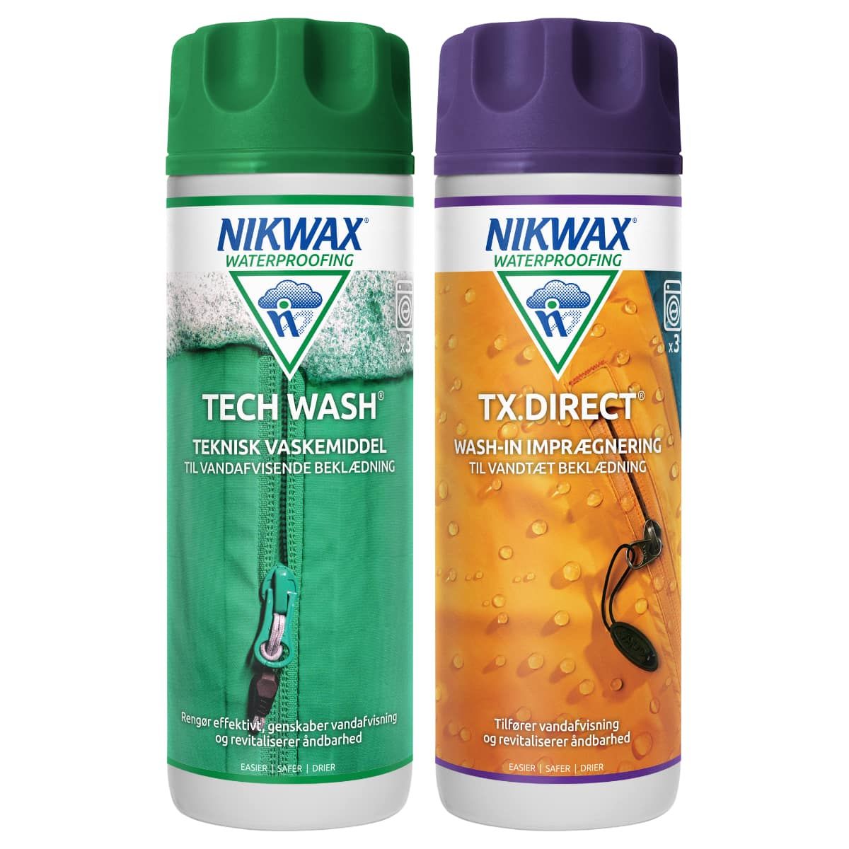 Nikwax Tech Wash Direct Wash 2x300ml