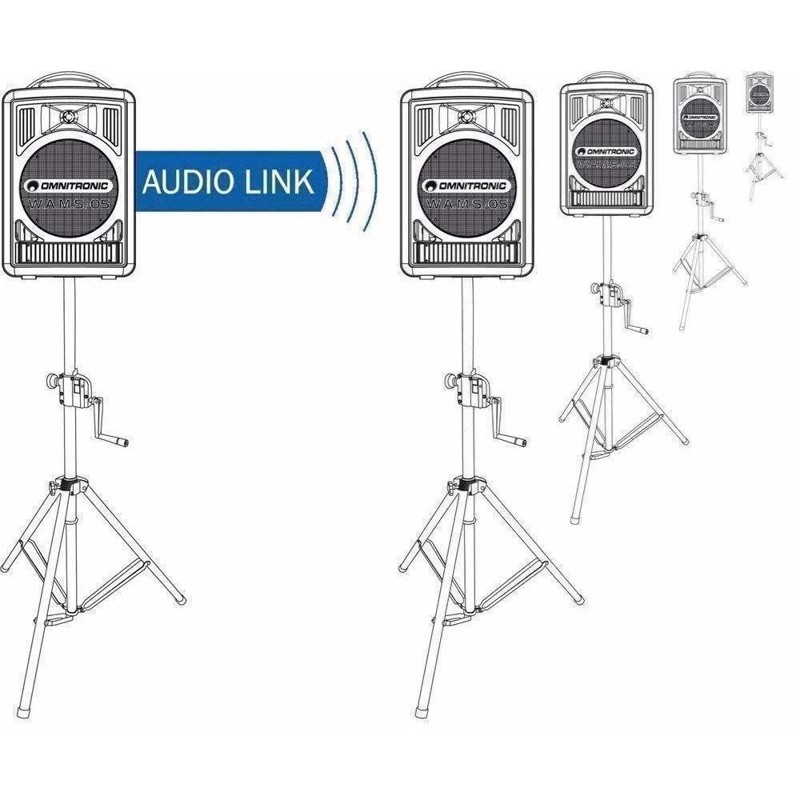 Omnitronic Alt 105 Audio Link Module Wams