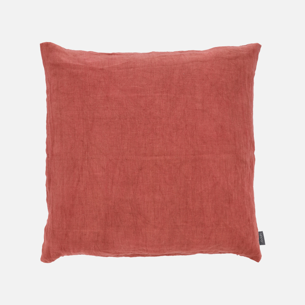 Sdahl Linen Pyntepude 50x50 Koral