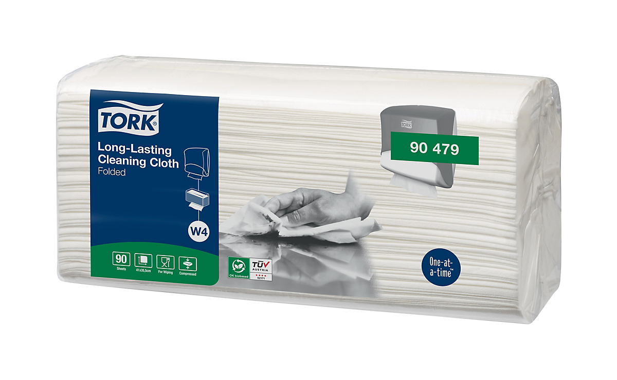 Tork Premium Hvid Klude Tork Alt Klud Lag Pakke 90stk Klude