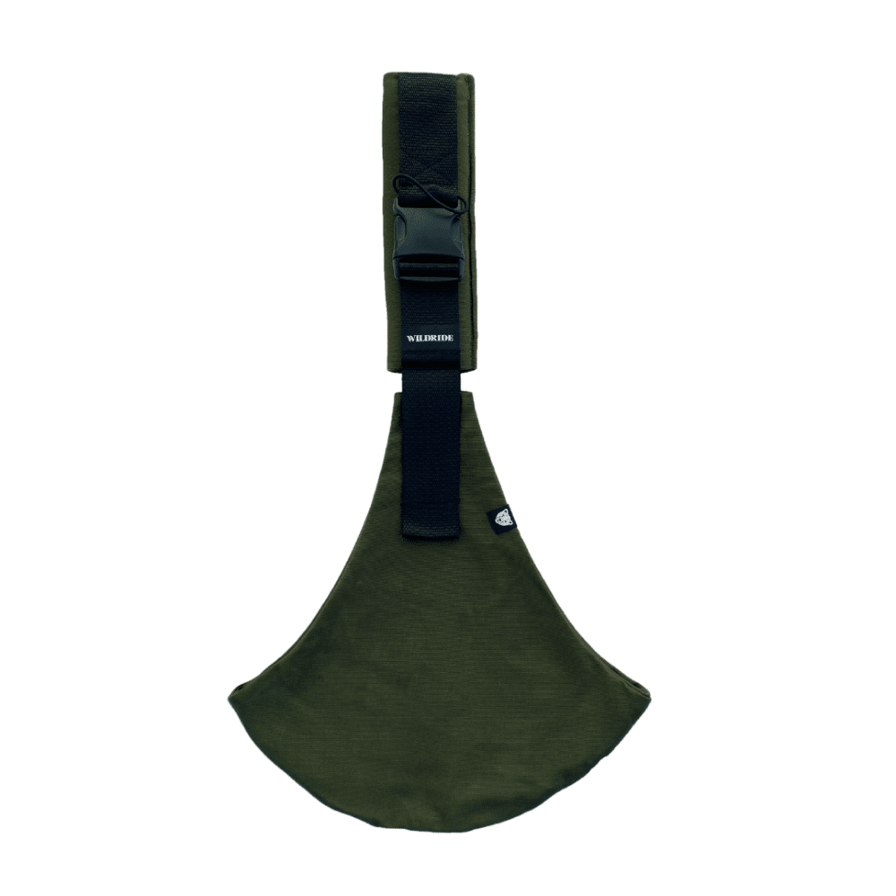 Wildride Bæresele Ensfarvet Basic Army Green