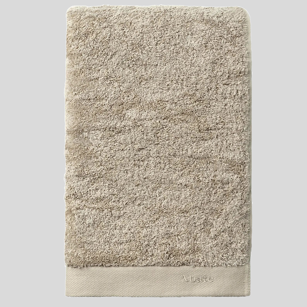 Abate Abate Håndklæde Egyptisk Bomuld Beige 100x165