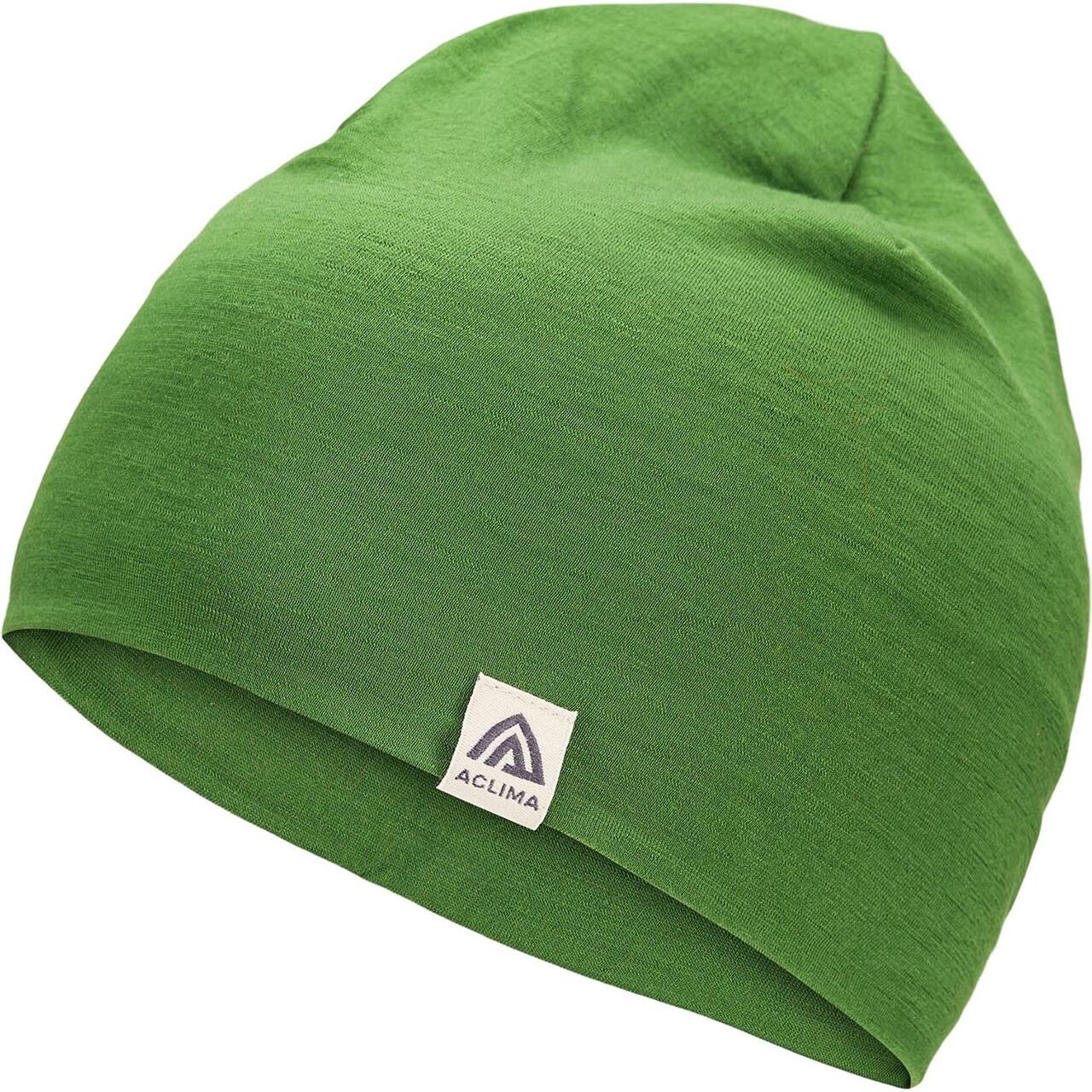 Aclima Lightwool Relaxed Beanie Grøn Cactus One Size
