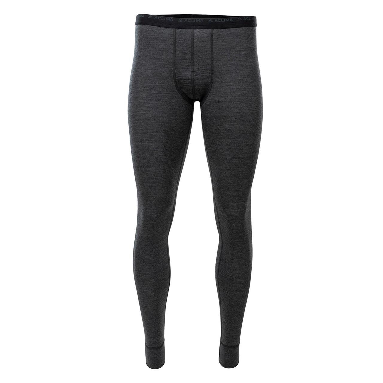 Aclima Mens Lightwool 180 Longs Grå Marengo Medium