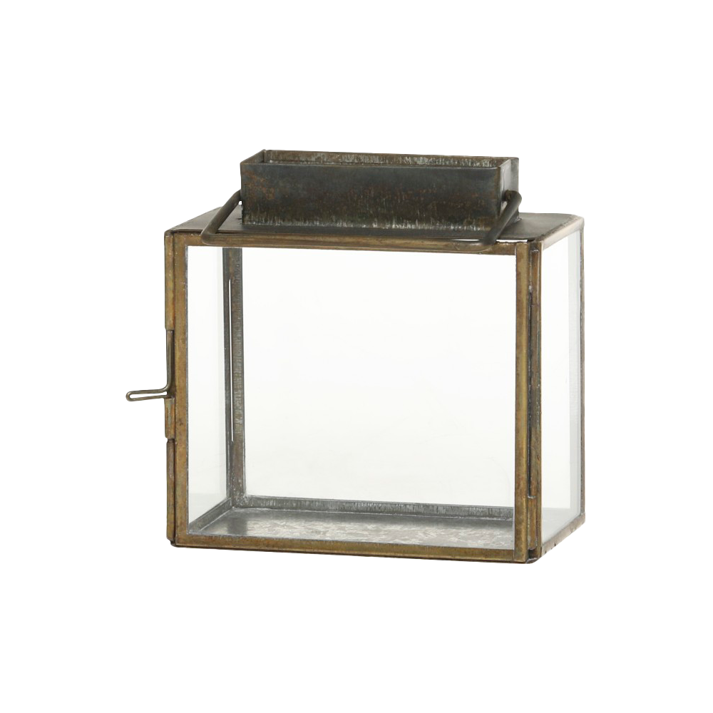 Chic Antique Lanterne Firkantet