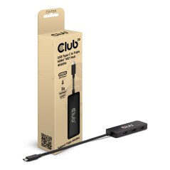 Club Csv 1554 Usb With Alt Mode Til 3xhdmi Videoadapter Sort