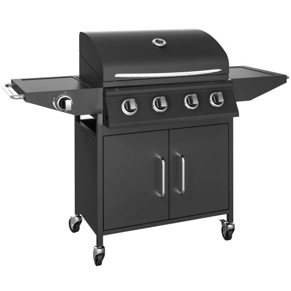 Gas Grill Med Brændere Blus