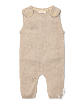 Little Dutch Strikket Heldragt Soft Beige Melee