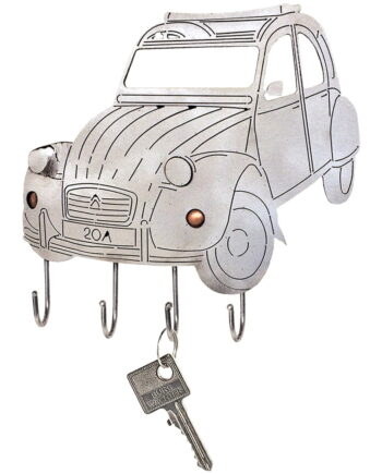 Metalfigur Mekaniker Nøgleholder 2cv