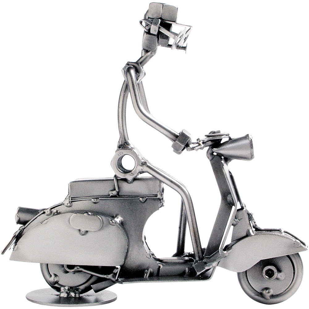 Metalfigur Scooter Mand Scooter