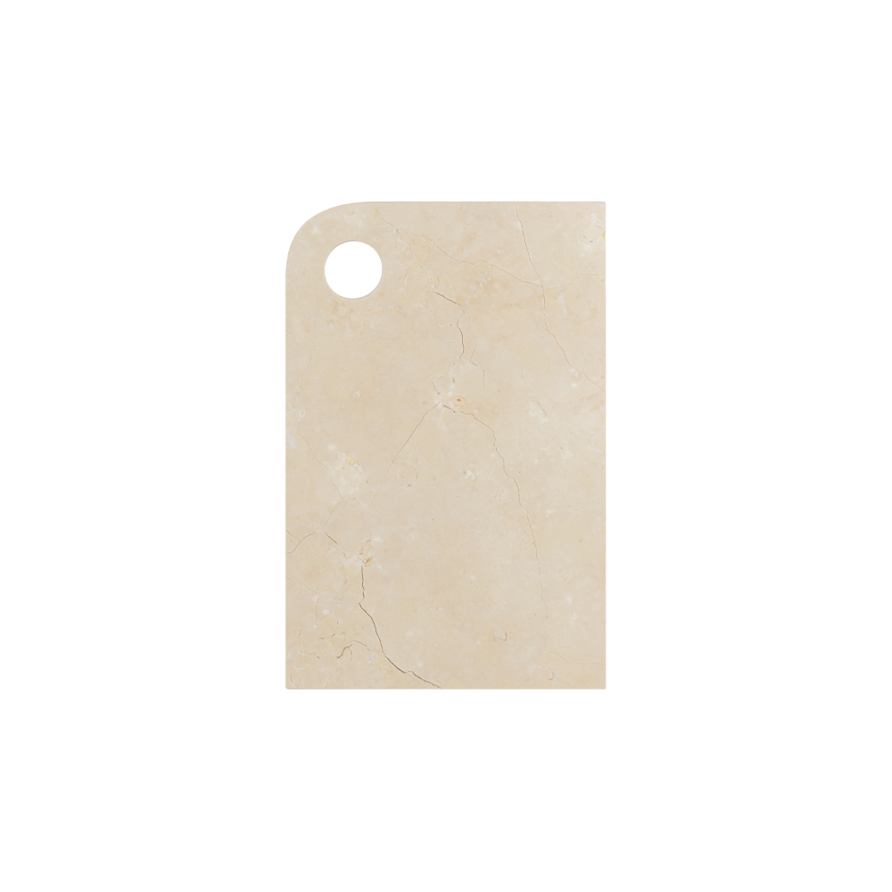 Mette Ditmer Marble Serveringsbræt Medium Creme