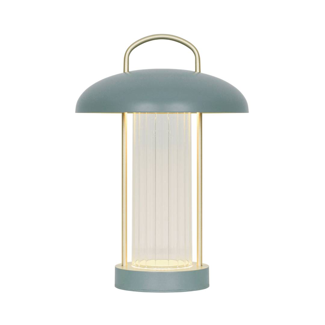 Mirano Portable Bordlampe Støvet Grøn Nordlux